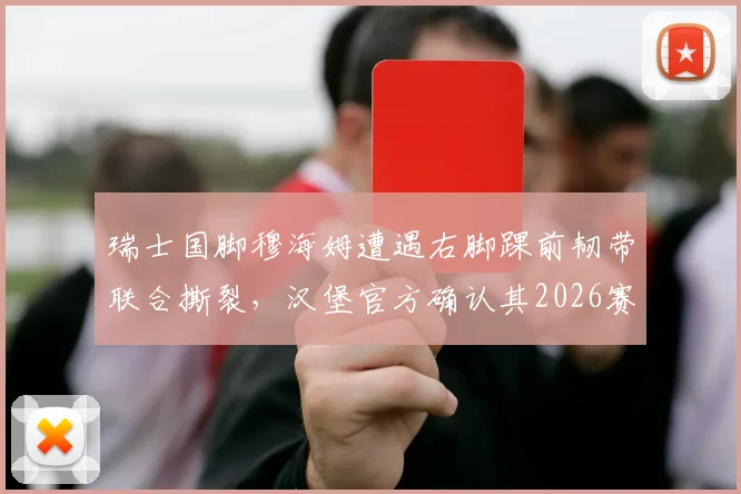 瑞士国脚穆海姆遭遇右脚踝前韧带联合撕裂,汉堡官方确认其2026赛季报销,伤情解析与球队影响全览